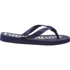 Unisex Flip-Flops Havaianas Top Logomania - Navy Blue