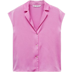 Mango Flowing Blouse - Pink