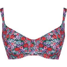 Underwire Bikinis Curvy Kate Kitsch Kate Multiway Balcony Bikini Top - Multicolour