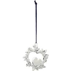 Rosendahl Wild Heart Silver Plated Christmas Tree Ornament 8cm