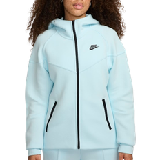 Nike Women's Sportswear Tech Fleece Windrunner Full Zip Hoodie - Glacier Blue/Black