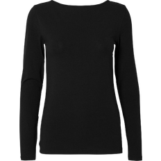 Selected Cora Reversible Long Sleeved T-shirt - Black