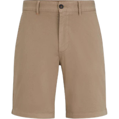 Brown - Men Trousers & Shorts Hugo Boss Chino Slim Fit Shorts - Light Brown