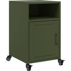 vidaXL 846724 Olive Green Bedside Table 36x39cm