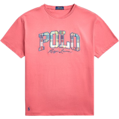 Ralph Lauren Classic Fit Plaid Logo Jersey T-shirt - Adirondack Berry