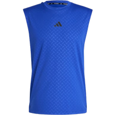 Adidas Polyester Tank Tops Adidas Power Tank Top - Semi Lucid Blue/Black