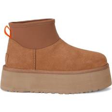 Platform - Women Boots UGG Classic Mini Dipper - Chestnut