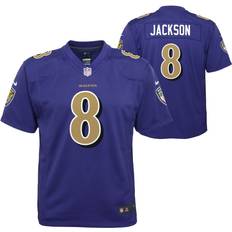 Nike Lamar Jackson Baltimore Ravens Color Rush Player Game Jersey Boys