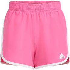 Adidas Girl's Sportswear Woven Retro Shorts - Magenta Pop