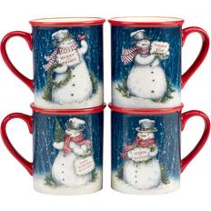 Certified International Snowman Greetings Mug 47.3cl 4pcs