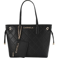 Carvela Quilted Tote Bag - Black