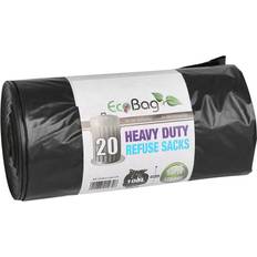 Cleaning Equipment & Cleaning Agents Super Strong, 20 Heavy Duty Refuse Sacks, Black Bin Liners