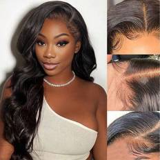 Best Wigs Shein 13x4 Transparent Lace Front Wigs Human Hair Body Wave Wigs For Black Women Lace Frontal Wigs Human Hair 180 Dentisy Lace Front Wigs Pre Plucked With Baby Hair