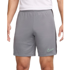 Football - Men Shorts Nike Men's Dri-FIT Academy Football Shorts - Smoke Grey/Dark Smoke Grey/Vapor Green