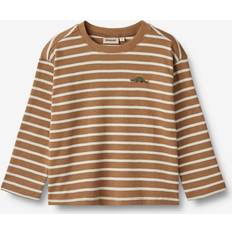 Wheat Children's Clothing Wheat Langærmet T-Shirt Dallas caramel stripe