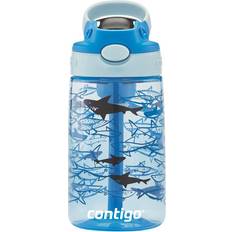 Contigo Kids Easy Clean Autospout Water Bottle 420ml Sharks