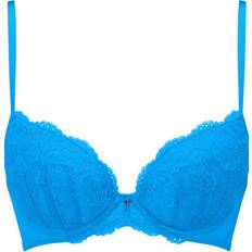 B - Women Bras Ann Summers Sexy Lace Planet Padded Plunge Bra - Cobalt