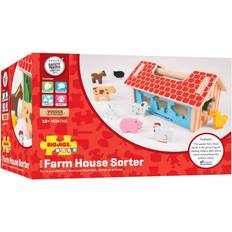 Shape Sorters Bigjigs Farmhouse Sorter