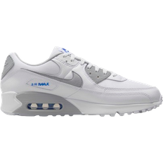 Nike Air Max 90 M - White/Racer Blue/Black/Light Smoke Grey