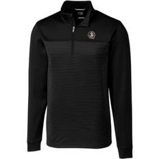 Cutter & Buck Men's Florida State Seminoles Traverse Stripe Half-Zip Pullover Shirt, LT