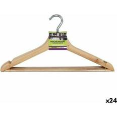 Brown Hangers Confortime Set of Clothes Non-slip 3 Hanger