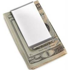 Bey-Berk Monogrammed Silver Plated Money Clip, A-Z