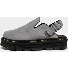 Dr. Martens 40 Heels & Pumps Dr. Martens Zebzag Suede Slingback Platform Mule Gray