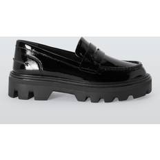 Rag & Bone Quinn Patent Leather Loafers, Black