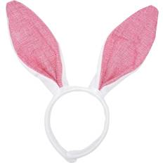 PMS Pink Bunny Ears Easter Headband Fancy Dress