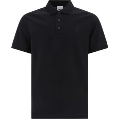 Burberry Men Polo Shirts Burberry Eddie Piqué Polo Shirt - Black