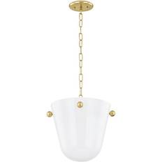 Mitzi Rima Aged Brass Pendant Lamp 34.9cm