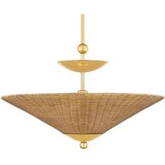 Mitzi Perilla Aged Brass Pendant Lamp 76.2cm