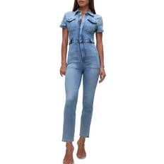 3XL - Women Jumpsuits & Overalls Good American Fit For Success Jumpsuit - Blue