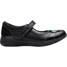 Clarks Gir'ls Relda Spark - Black Leather