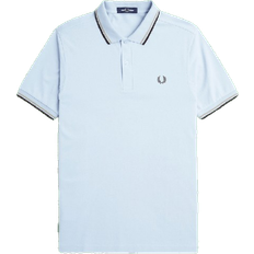 Fred Perry Men's Brick Twin Tipped Polo Shirt - Smoke Warm Grey