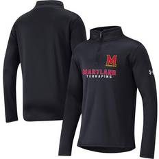 Black Fleece Jackets Under Armour Youth Black Maryland Terrapins Fleece Quarter-Zip Jacket