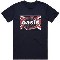 Women - XXL T-shirts Oasis Union Jack Logo T-shirt Unisex - Navy