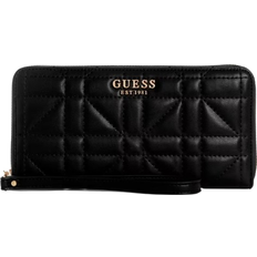 Guess Assia Large Zip Around Wallet - Black