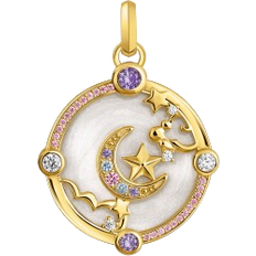 Gold Plated - Women Charms & Pendants Thomas Sabo Crescent Moon Necklace Pendant - Gold/Multicolour