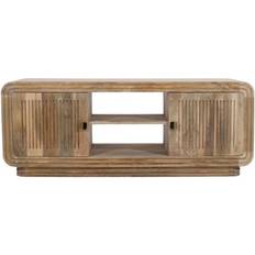 Doors TV Benches Hudson Carved Natural Oak TV Bench 145x55cm