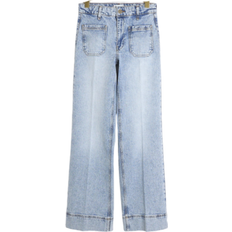 River Island High Waisted Wide Leg Jeans - Blue