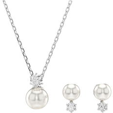 Swarovski Jewellery Sets Swarovski Matrix Set - Silver/White/Transparent