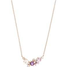 Christ Chain Necklace - Rose Gold/Diamond/Amethyst/Quartz