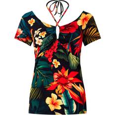 Joe Browns Totally Tropical Tie Neck Top - Multi