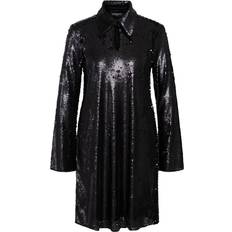 Bruuns Bazaar Party Dresses, female, Black, Sequin Party Dress Black