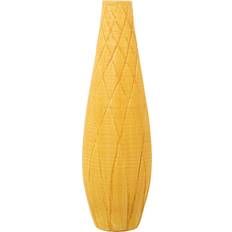 Alexandra House Living Rhombus Yellow Vase 73cm