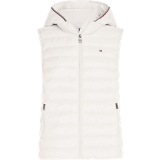 Tommy Hilfiger Lightweight Down Hooded Vest - Ancient White