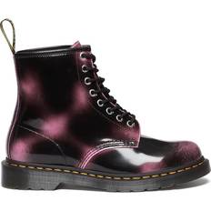 Men - Pink Boots Dr. Martens 1460 Distressed Leather Lace Up - Pink/Arcadia