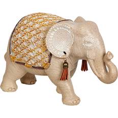 Romimex Natural Elephant Figurine