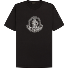 Moncler S Tops Moncler Graphic T-shirt - Black